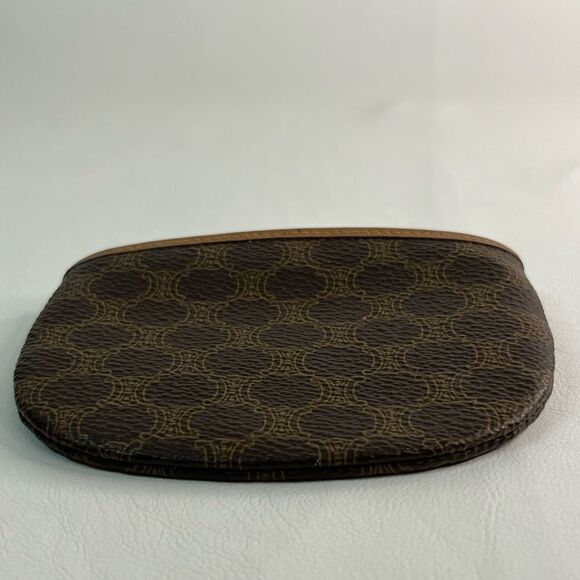 Authentic Vintage Celine Macadamia Blason Coin Purse - Picture 6 of 7